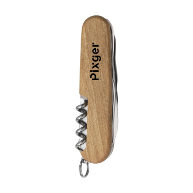 Logo trade ärikingid foto: Victorinox Huntsman Puidust taskunuga