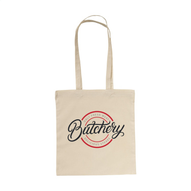 Logo trade firmakingituse pilt: ShoppyBag (100 g/m²) pikkade sangadega puuvillane kott