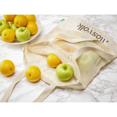 Logo trade reklaamkingitused foto: Natura Organic Mesh Shopper (180 g/m²) ostukott