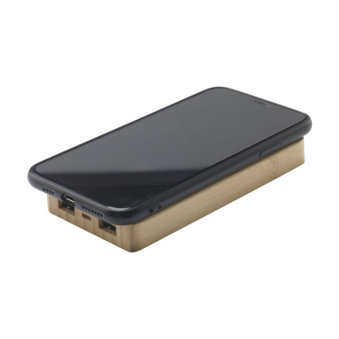 Logotrade reklaamtoote foto: Solar Powerbank 8000+ juhtmevaba laadija