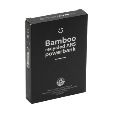 Logotrade ärikingitused pilt: Boru Bamboo RCS taaskasutatud ABS Powerbanki juhtmeta laadija
