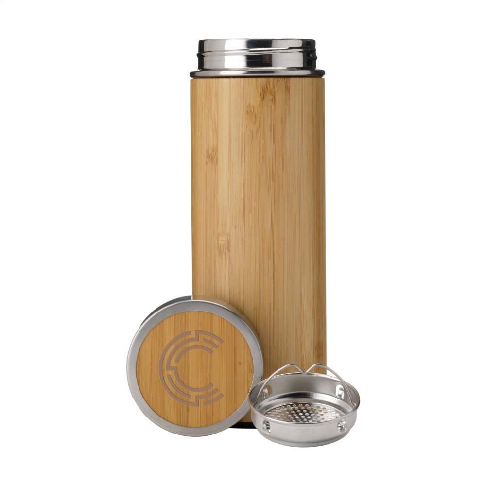 Logotrade reklaamtooted pilt: Osaka 360 ml bambusest termopudel/termotass