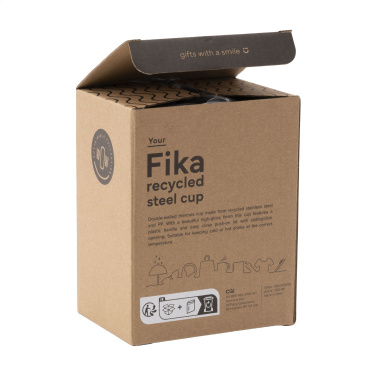 Logo trade reklaamkingi pilt: Fika RCS Recycled Steel Cup 400 ml termotass
