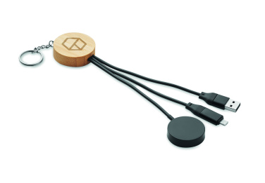 Logotrade ärikingid pilt: BULE võtmehoidjaga 4in1 60 W kaabliga