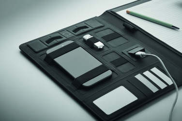 Logotrade firmakingituse foto: BURGUS A4 kaust ja juhtmevaba laadija