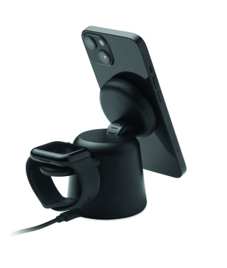 Logotrade reklaamkingitused pilt: 3-ühes juhtmevaba laadija 15W SIMPA