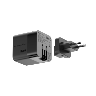 Logotrade meene foto: Urban Vitamin Mendocino 65W GaN laadija sissetõmmatava kaabliga