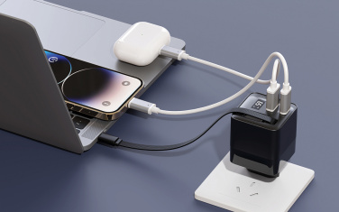 Logo trade ärikingi pilt: Urban Vitamin Mendocino 65W GaN laadija sissetõmmatava kaabliga