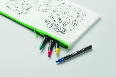 Logotrade firmakingituse foto: CRAY pinal 4 värvipliiatsiga