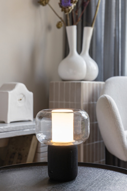 Logotrade reklaamtoote foto: Lux RCS taaskasutatud plastist 10W kõlar-lamp