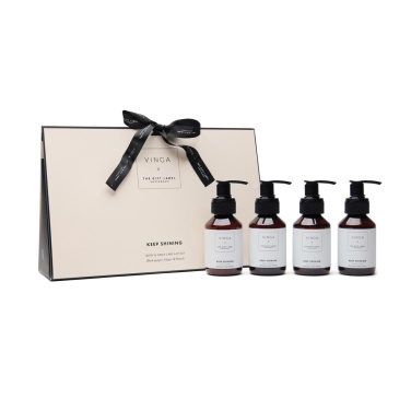 Logotrade firmakingitused pilt: VINGA x TGL keha- ja kätehoolduskomplekt