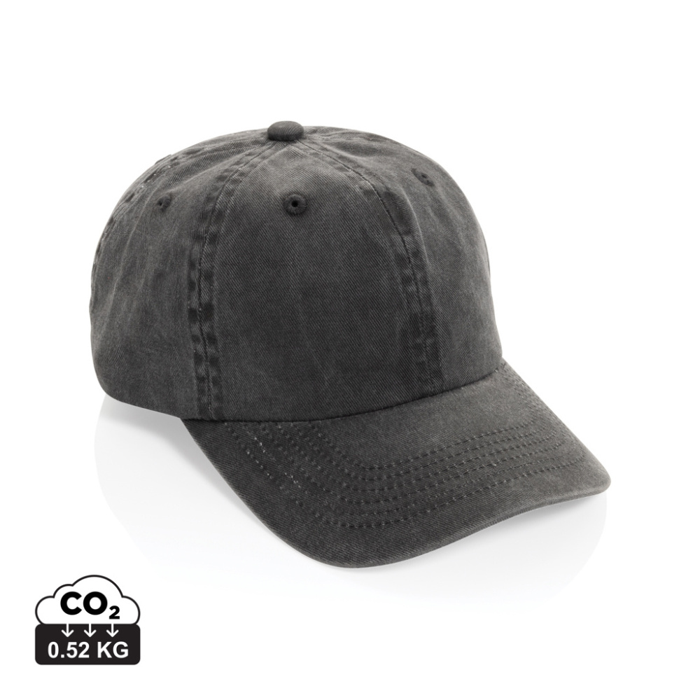 Logotrade reklaamkingituse foto: BEAU AWARE™ pestud 6-paneeliga 270 g/m² puuvillane nokamüts