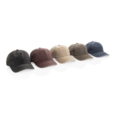 Logotrade ärikingid pilt: BEAU AWARE™ pestud 6-paneeliga 270 g/m² puuvillane nokamüts