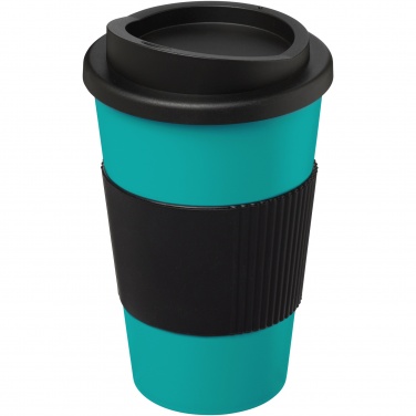 Logotrade liikelahjat kuva: Americano® 350 ml eristetty muki oterenkaalla