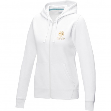 Logotrade liikelahja mainoslahja kuva: Ruby women’s organic recycled full zip hoodie