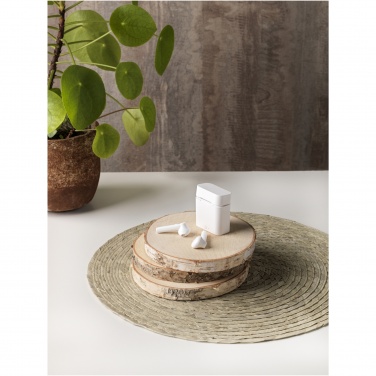 Logo trade liikelahjat tuotekuva: Volantis UVC True Wireless -nappikuulokkeet, automaattisesti laiteparin muodostavat