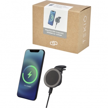 Logotrade mainoslahjat ja liikelahjat tuotekuva: Magclick langaton 10 W:n magneettinen autolaturi