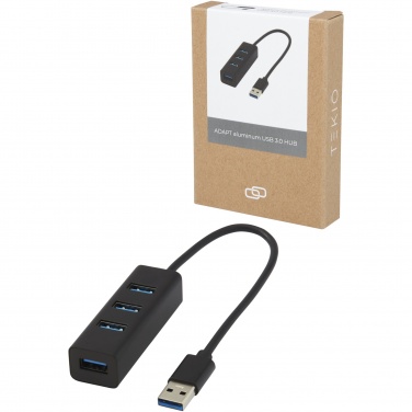 Logotrade mainoslahjat ja liikelahjat tuotekuva: ADAPT alumiininen USB 3.0-keskitin