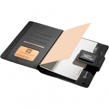 Logotrade liikelahja tuotekuva: SCX.design O16 -muistikirja varavirtalähteellä, koko A5, valaistuva