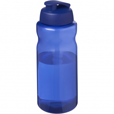 Logo trade mainostuotet tuotekuva: H2O Active® Eco Big Base 1 litran urheilujuomapullo flip lid -kannella
