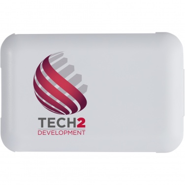 Logo trade mainoslahjat tuotekuva: Savvy kierrätysmuovista valmistettu modulaarinen latauskaapeli puhelintelineellä