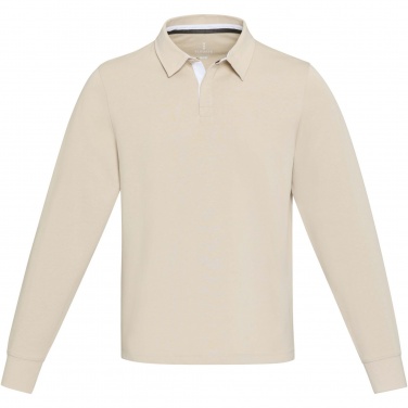 Logo trade mainostuotet tuotekuva: Clyde unisex organic rugby polo sweatshirt