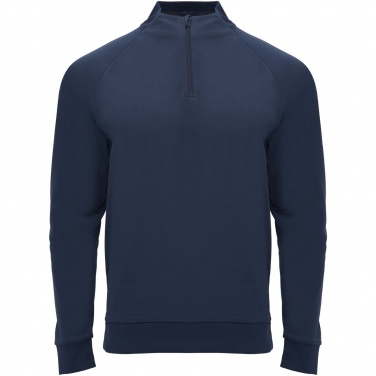 Logo trade mainostuote kuva: Epiro pitkähihainen neljännesvetoketjullinen pusero, unisex