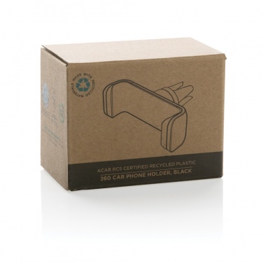 Logo trade liikelahjat tuotekuva: Acar 360 puhelinpidike autoon RCS kierrätysmuovista