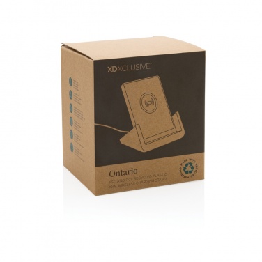 Logotrade mainostuote tuotekuva: Ontario RCS 10W latauspidike kierrätetystä muovista