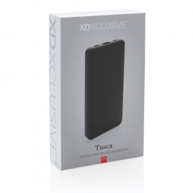 Logotrade mainostuote tuotekuva: Tusca 10.000 mAh PU varavirtalähde