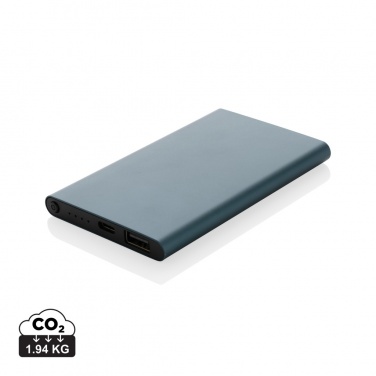 Logo trade liikelahjat tuotekuva: 4000mAh virtapankki USB-C:llä RCS muovista/alumiinista