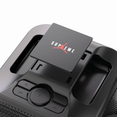 Logotrade mainoslahja tuotekuva: Singvibe RCS karaokesarja tuplamikrofonilla kierrätysmuovia