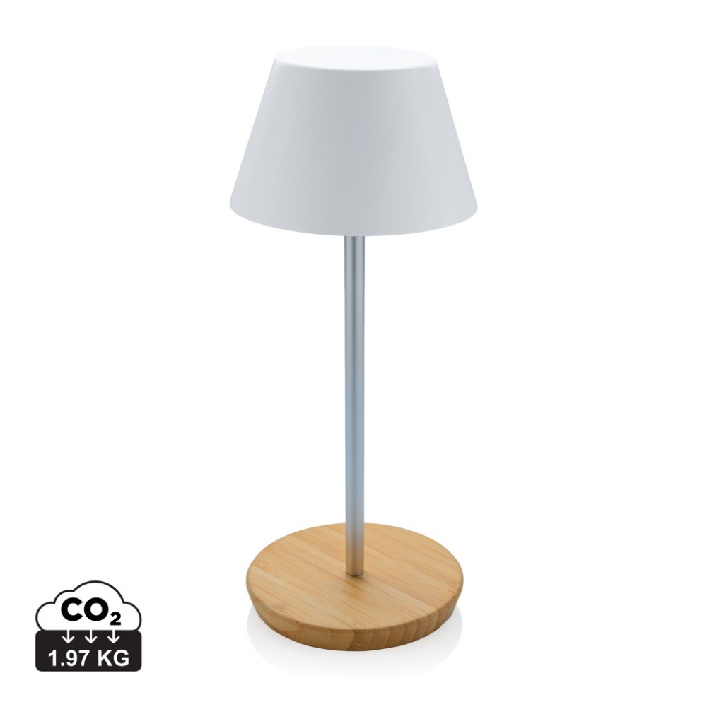Logotrade mainostuotet kuva: Pure Glow USB-ladattava pöytälamppu RCS muovista