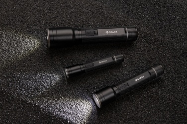 Logo trade mainoslahja ja liikelahja tuotekuva: Gear X USB-uudelleenladattava taskulamppu