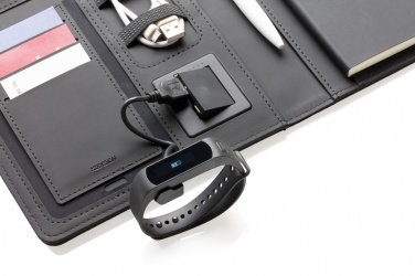 Logo trade liikelahjat tuotekuva: Air Langattomasti lataava A5-kokoinen muistikirjan suoja