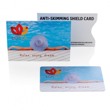 Logo trade liikelahjat mainoslahjat kuva: Anti-skimming RFID kortti aktiivisella häirintäsirulla