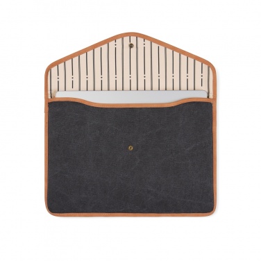 Logo trade liikelahja mainoslahja tuotekuva: VINGA Bosler 16" kannettava laukku kierrätetystä canvasta