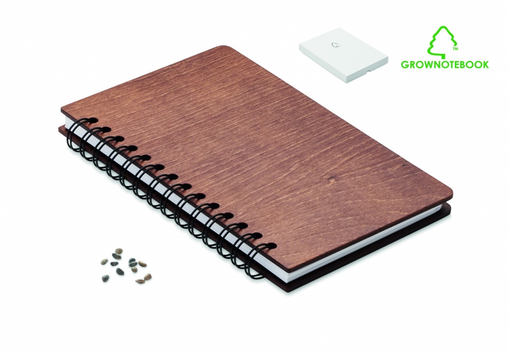 Logotrade liikelahjat kuva: A5 Koivu GROWBOOK™