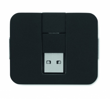 Logo trade mainoslahja ja liikelahja tuotekuva: 4-porttinen USB-keskitin
