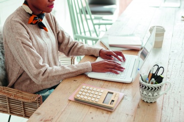 Logo trade liikelahjat mainoslahjat kuva: Laskin