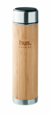Logotrade mainoslahjat ja liikelahjat tuotekuva: Bambu termospullo 480 ml PANAY