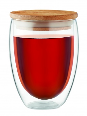 Logotrade mainoslahjat kuva: Bambu borosilikaattilasi 350 ml Cologne