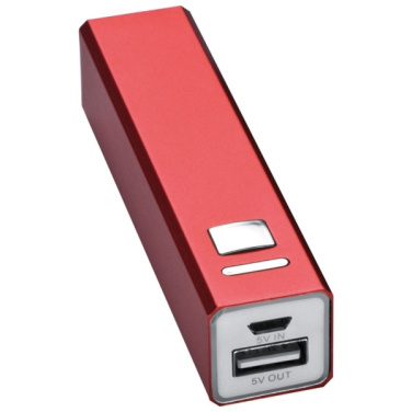 Logotrade liikelahja mainoslahja kuva: Metallinen virtapankki PORT HOPE 2200mAh