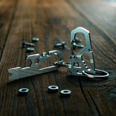 Logotrade mainoslahjat ja liikelahjat tuotekuva: Monitoiminen avaimenperä ATACAMA Schwarzwolf