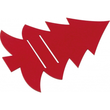 Logotrade liikelahja tuotekuva: Ruokailuvälinetyyny joulukuusen muotoinen DUFFEL