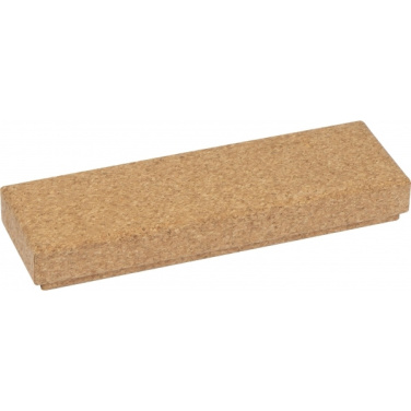 Logotrade liikelahjat mainoslahjat tuotekuva: Kierrekuulakynä metallia ja korkkia LILLEHAMMER