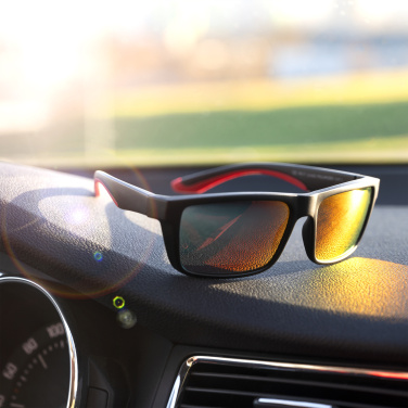 Logo trade liikelahja mainoslahja tuotekuva: Aurinkolasit IRAVADI Schwarzwolf