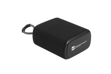 Logotrade liikelahjat mainoslahjat tuotekuva: Vedenpitävä bluetooth-kaiutin HARDEOL Schwarzwolf