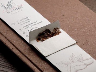 Logotrade liikelahjat mainoslahjat tuotekuva: Kierrätetty kahvi Muistikirja 209733900