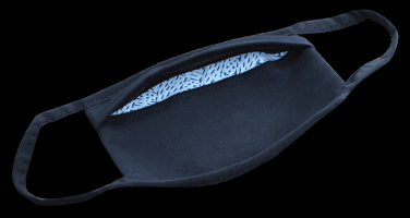 Logo trade mainoslahja ja liikelahja tuotekuva: MARS PRO puuvillanaamari (koko M), jossa on tasku ja HEPA-suodatin. 1380165